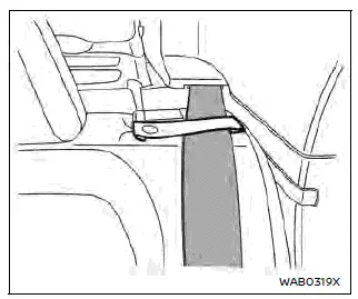 Nissan Ariya. Ceintures de sécurité