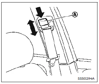 Nissan Ariya. Ceintures de sécurité