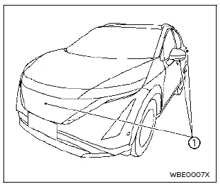 Nissan Ariya. Détection d'objets en mouvement (MOD)