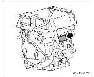 Nissan Ariya. Numéro d'identification du véhicule