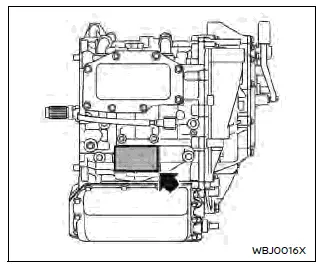 Nissan Ariya. Numéro de série du moteur de traction