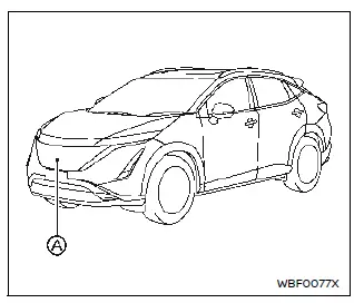 Nissan Ariya. Détecteur de collision frontale intelligent 
